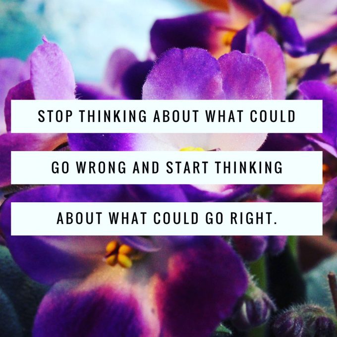 think about making things right