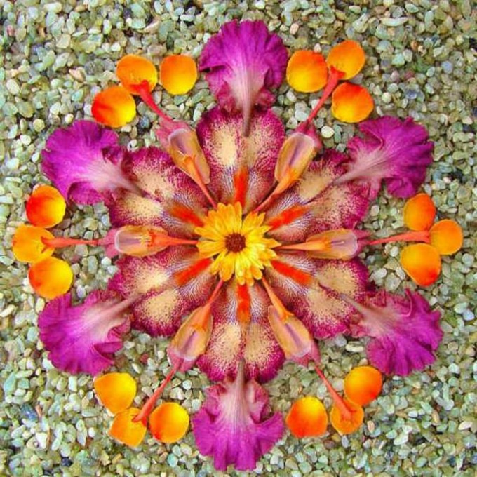 kathy klein flower mandala