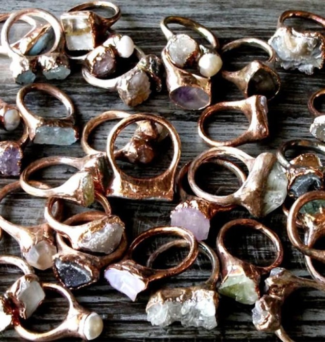 gemstone rings
