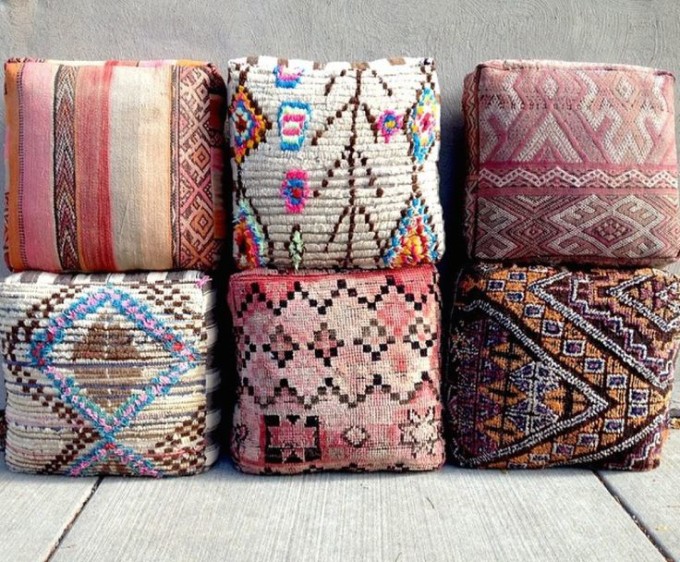 Revisiting The Floor Pillow & Pouf In Fresh Ways!