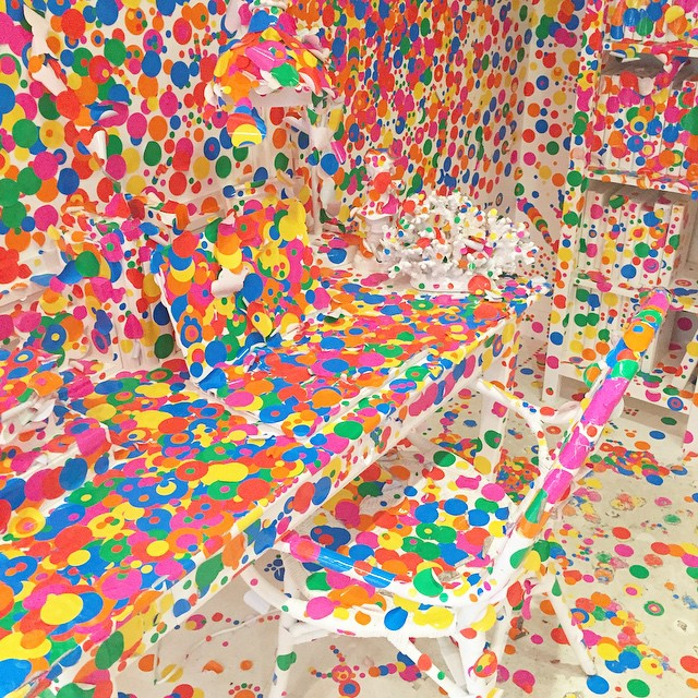 yayoi kusama obliteration room
