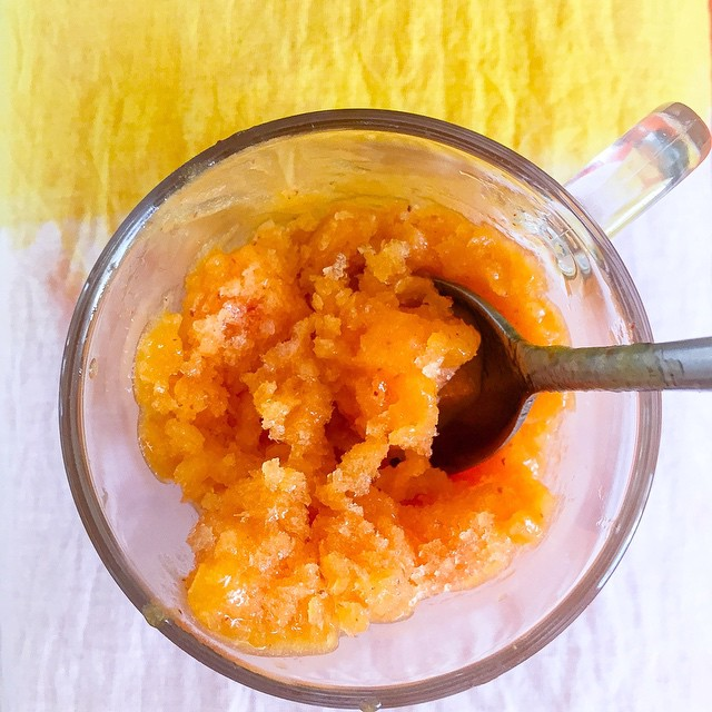 turmeric granita