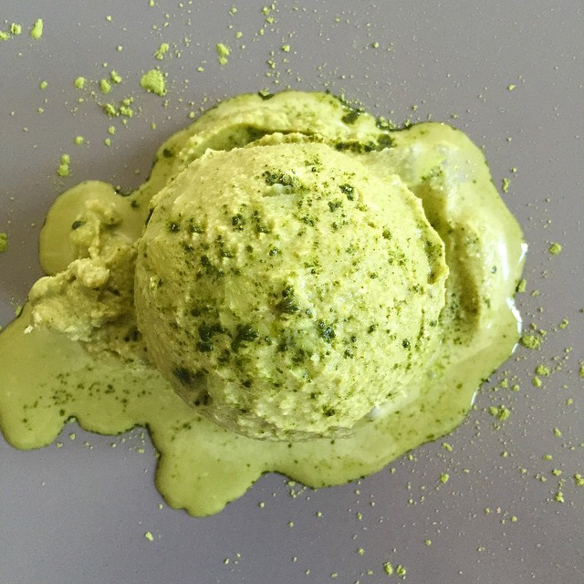 matcha mint ice cream
