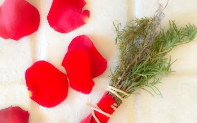 DIY Lavender & Rosemary Smudge Sticks