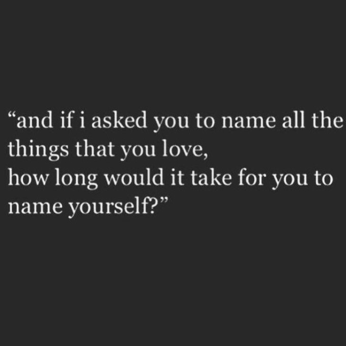 love yourself intensely!