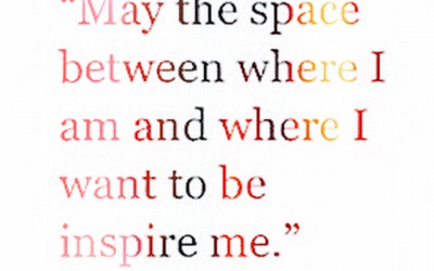 The Space Between Things Is Where Inspiration Lives!