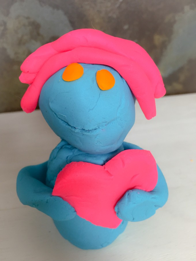clay demo art therapy