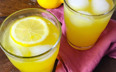 Happy-Making Turmeric Honey Lemonade!