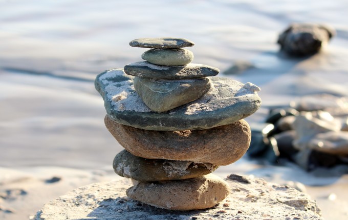 stacked stones