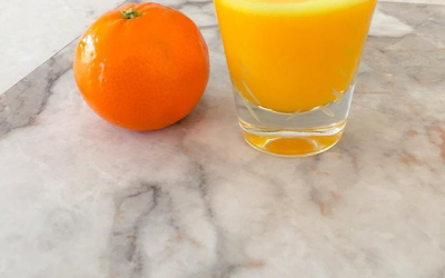 Turmeric Tangerine Morning Sunshine Shots (Without A Juicer!)