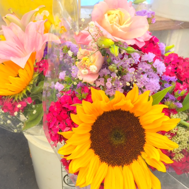flowers at the farmers market Flowres at the Farmers Market from The Tao of Dana