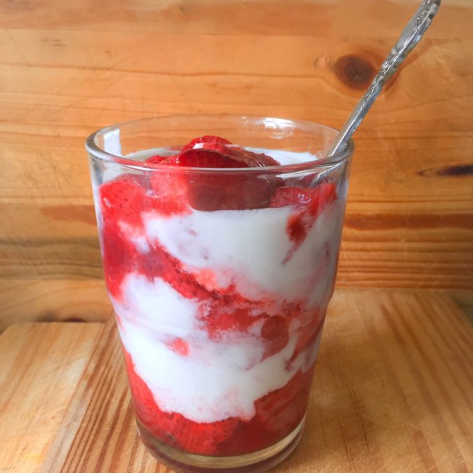 Grounding Roasted Strawberries & Cream from The Tao of Dana