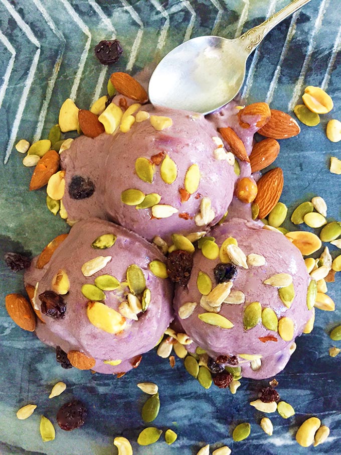 Acai Ice Cream from The Tao of Dana