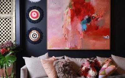 Making Big Home Statements With Abstract & Beautiful Art!