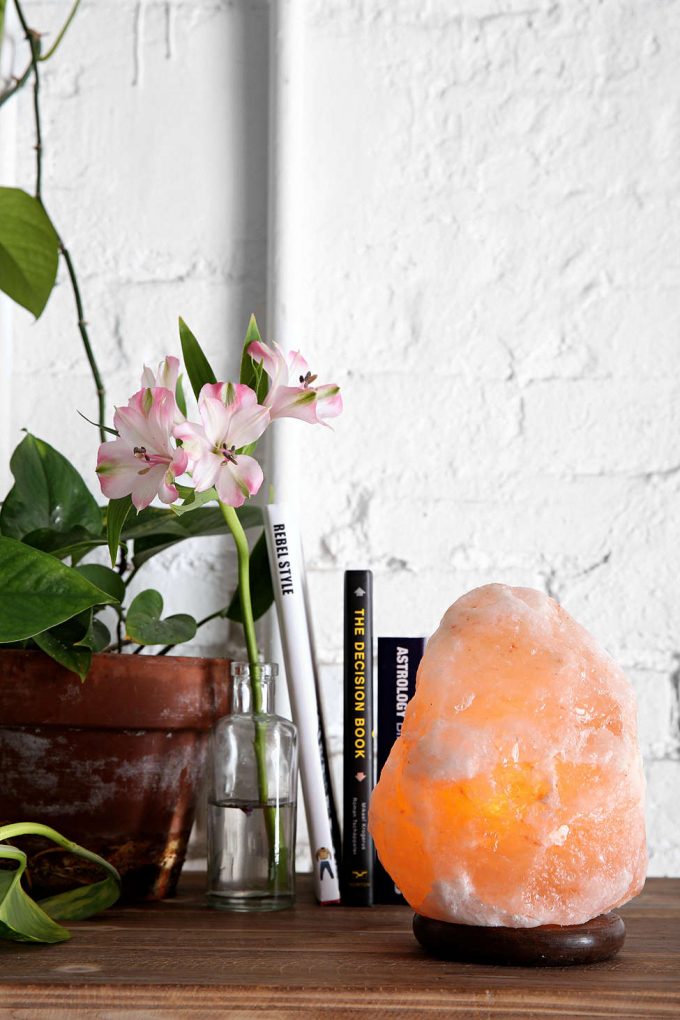 pink salt lamp from Urban Outfitters pink salt lamp from Urban Outfitters