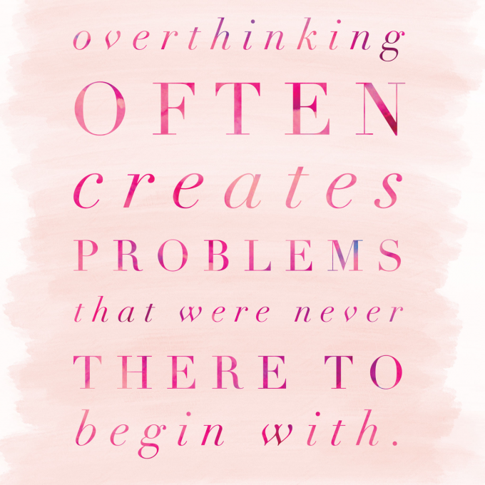 end your overthinking end your over thinking