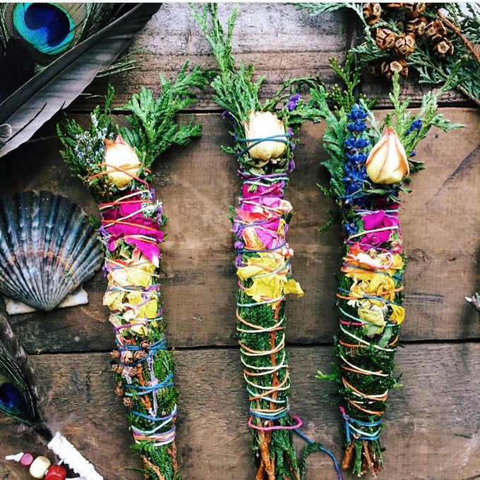 smudge sticks from @happyhmohideaway
