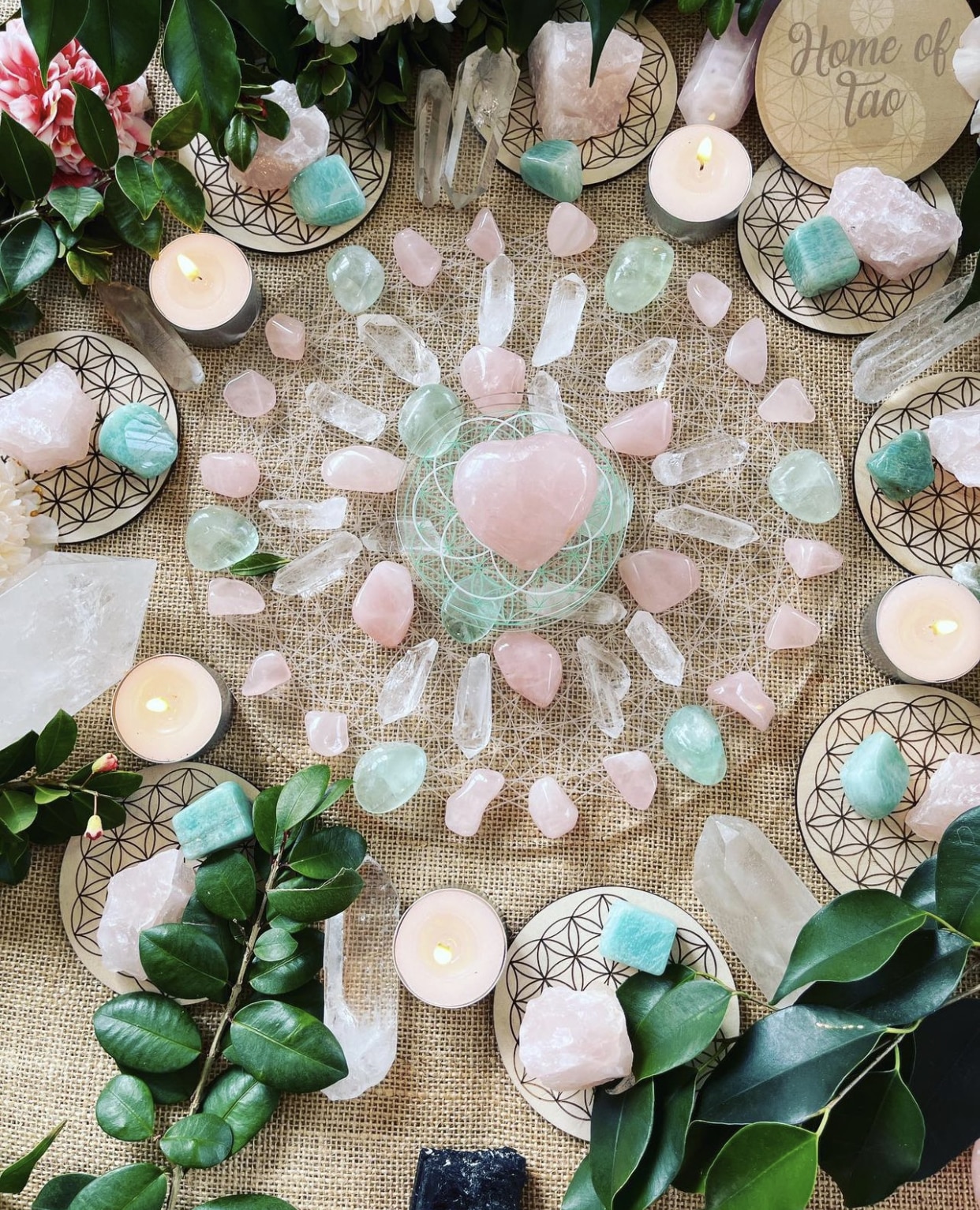 crystal grid feng shui 