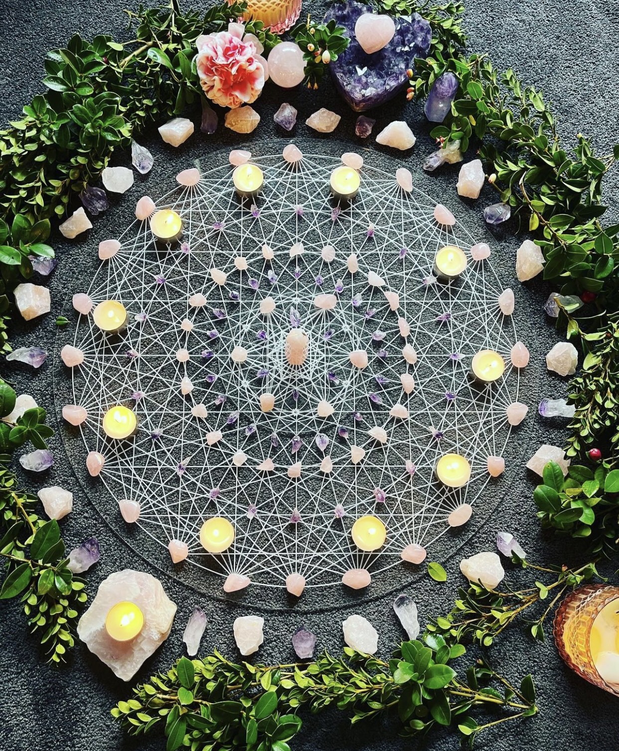 crystal grid feng shui 